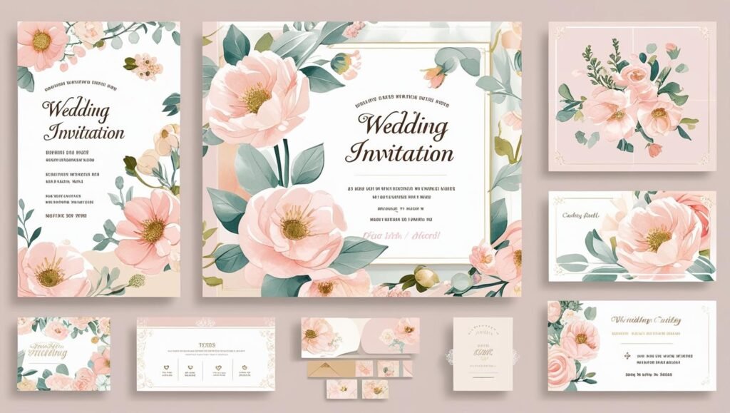 نصائح لاختيار تصميم دعوة زفاف إلكترونية